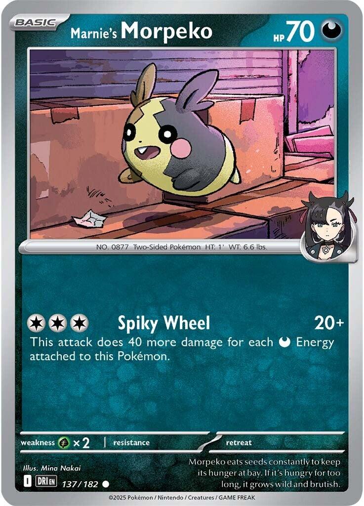 Marnie's Morpeko (137/182) [Scarlet & Violet: Destined Rivals] | Gear Gaming Fayetteville