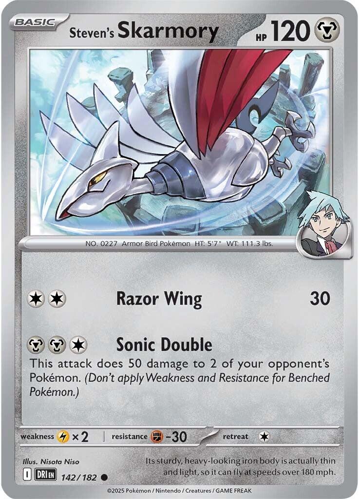 Steven's Skarmory (142/182) [Scarlet & Violet: Destined Rivals] | Gear Gaming Fayetteville
