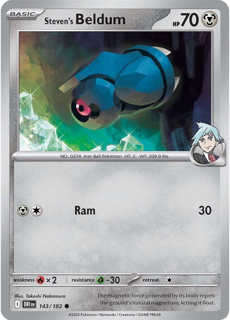 Steven's Beldum (143/182) [Scarlet & Violet: Destined Rivals] | Gear Gaming Fayetteville