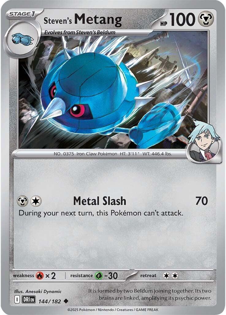 Steven's Metang (144/182) [Scarlet & Violet: Destined Rivals] | Gear Gaming Fayetteville