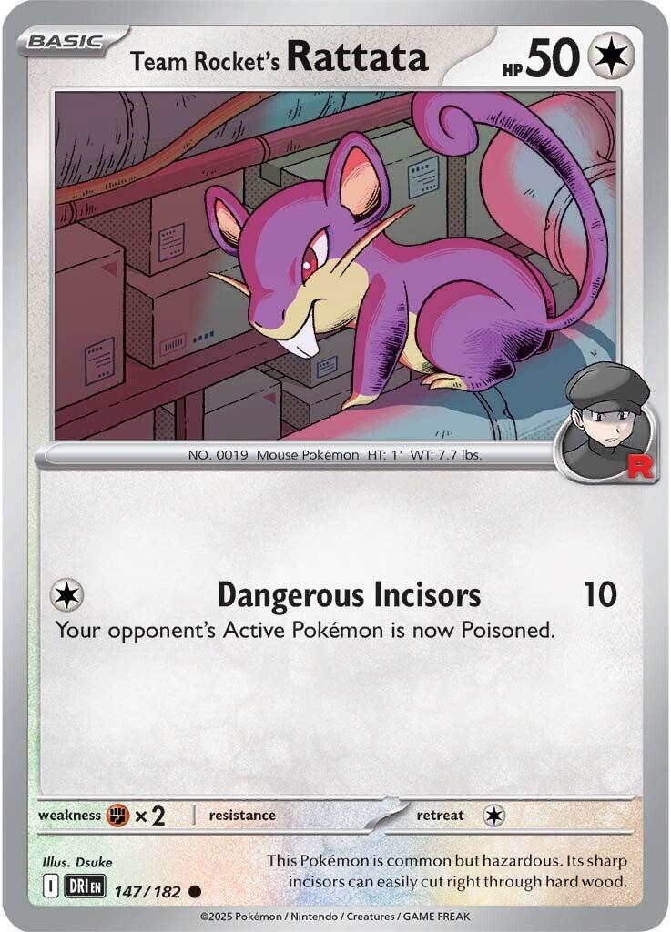 Team Rocket's Rattata (147/182) [Scarlet & Violet: Destined Rivals] | Gear Gaming Fayetteville