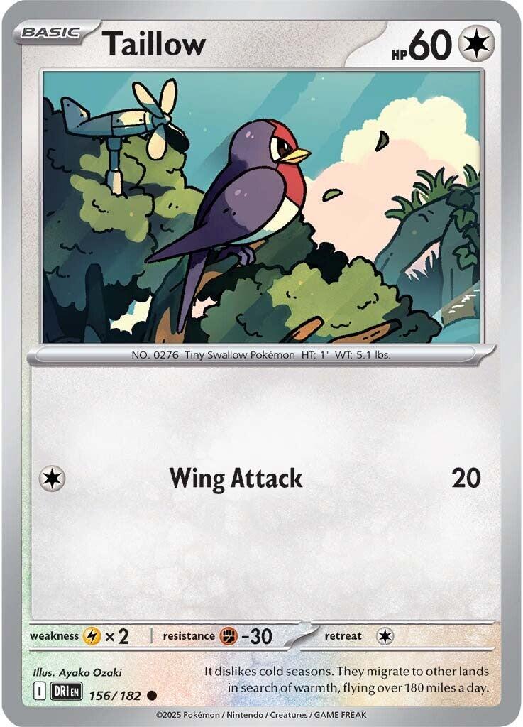 Taillow (156/182) [Scarlet & Violet: Destined Rivals] | Gear Gaming Fayetteville