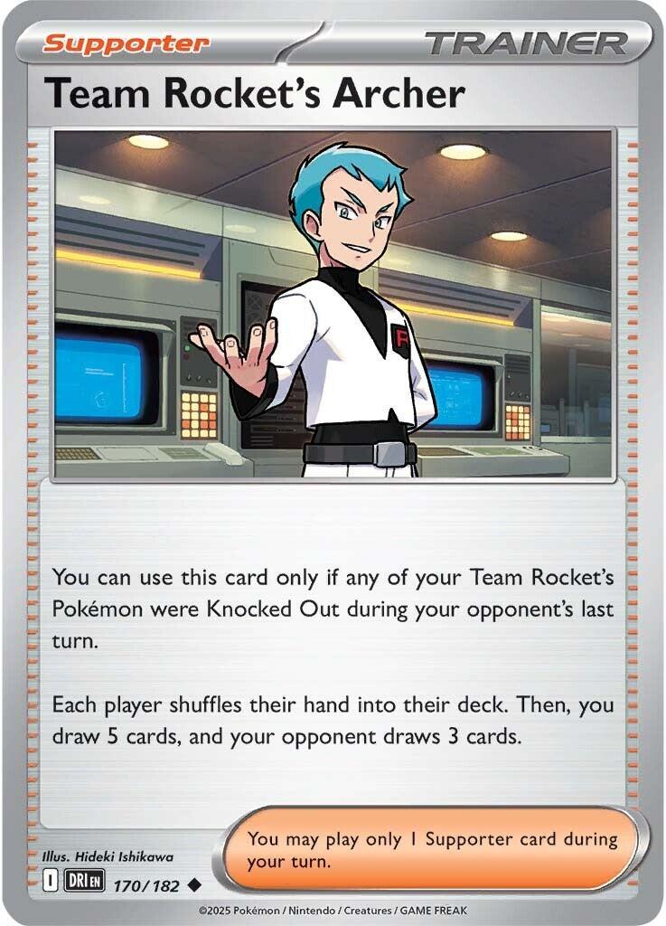 Team Rocket's Archer (170/182) [Scarlet & Violet: Destined Rivals] | Gear Gaming Fayetteville