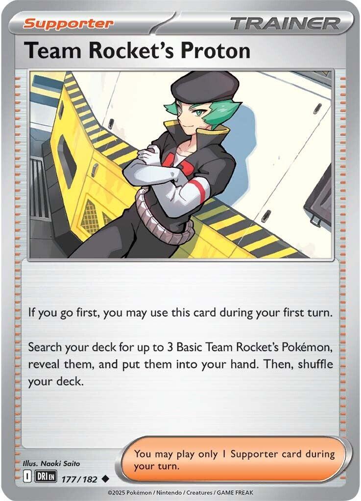 Team Rocket's Proton (177/182) [Scarlet & Violet: Destined Rivals] | Gear Gaming Fayetteville