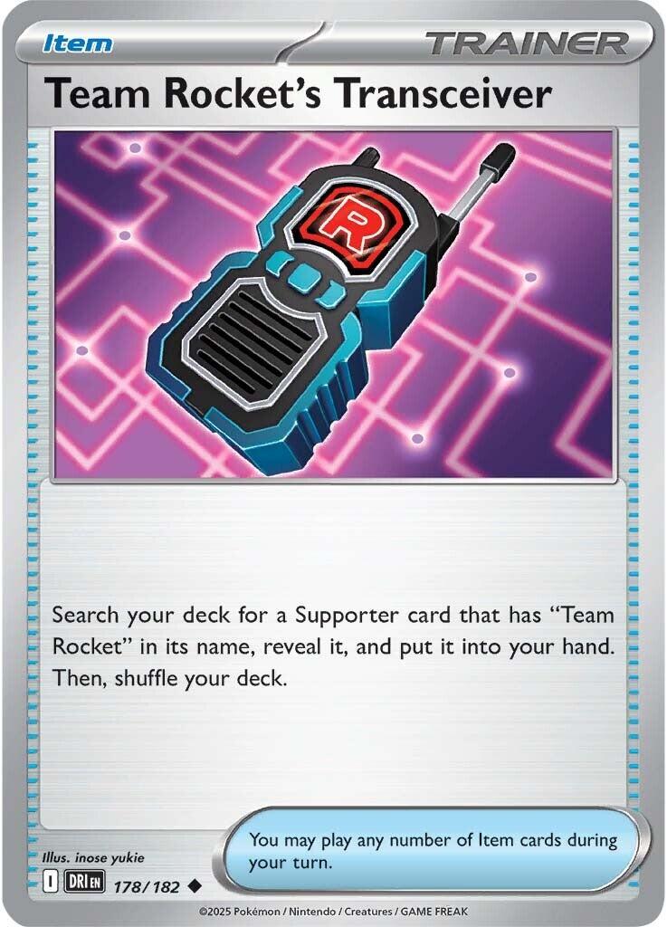Team Rocket's Transceiver (178/182) [Scarlet & Violet: Destined Rivals] | Gear Gaming Fayetteville