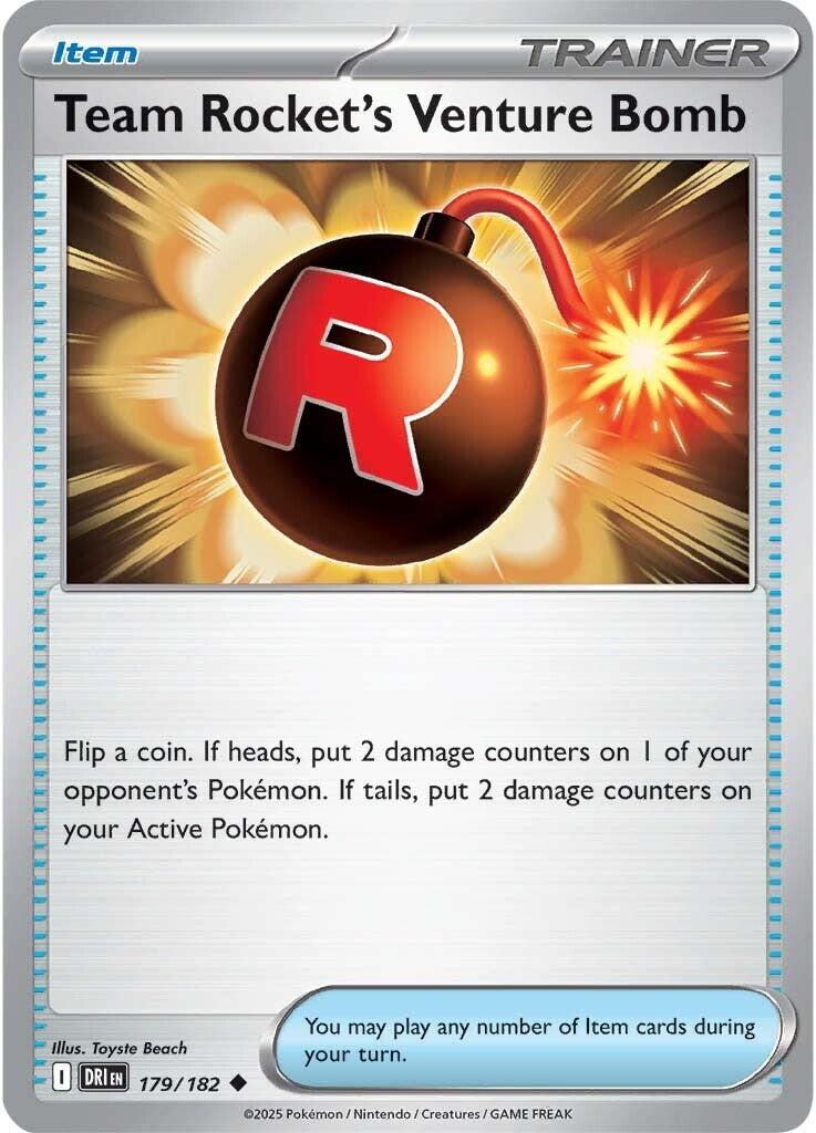 Team Rocket's Venture Bomb (179/182) [Scarlet & Violet: Destined Rivals] | Gear Gaming Fayetteville