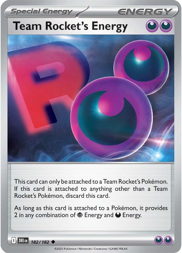 Team Rocket's Energy (182/182) [Scarlet & Violet: Destined Rivals] | Gear Gaming Fayetteville