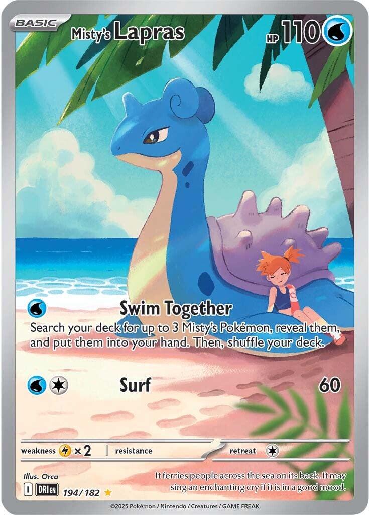 Misty's Lapras (194/182) [Scarlet & Violet: Destined Rivals] | Gear Gaming Fayetteville