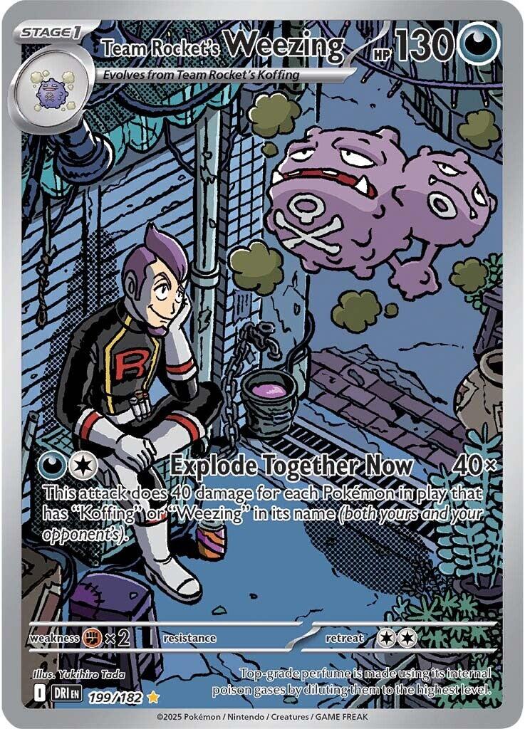 Team Rocket's Weezing (199/182) [Scarlet & Violet: Destined Rivals] | Gear Gaming Fayetteville
