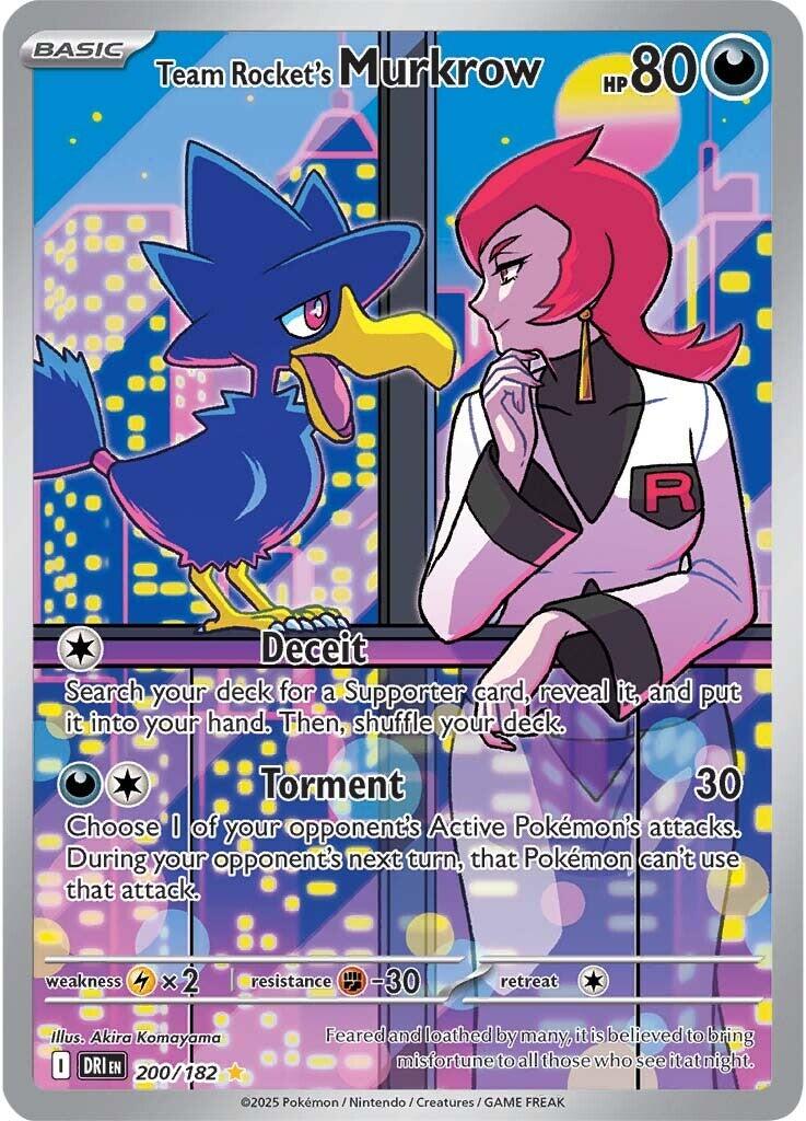 Team Rocket's Murkrow (200/182) [Scarlet & Violet: Destined Rivals] | Gear Gaming Fayetteville