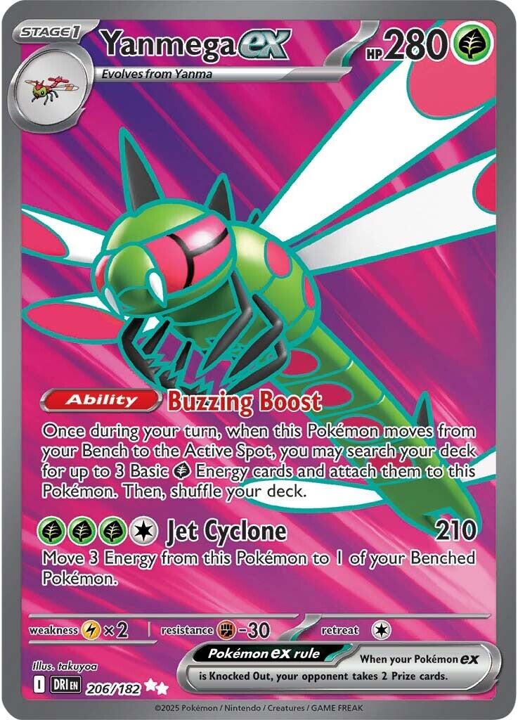 Yanmega ex (206/182) [Scarlet & Violet: Destined Rivals] | Gear Gaming Fayetteville