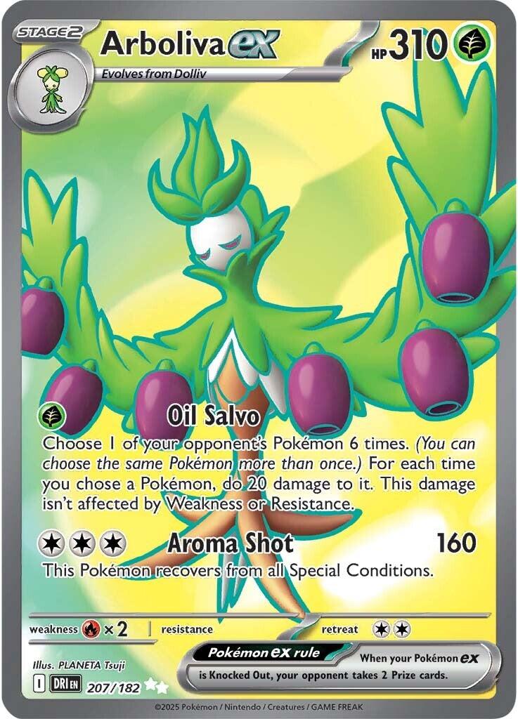 Arboliva ex (207/182) [Scarlet & Violet: Destined Rivals] | Gear Gaming Fayetteville
