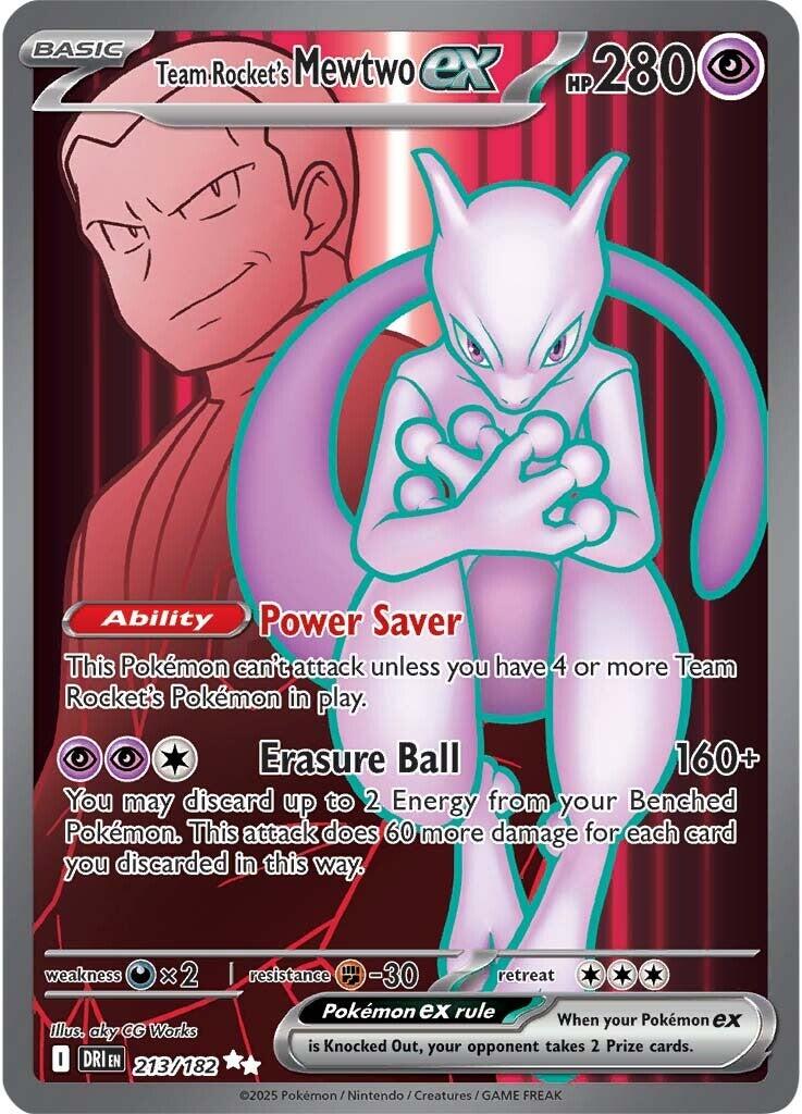 Team Rocket's Mewtwo ex (213/182) [Scarlet & Violet: Destined Rivals] | Gear Gaming Fayetteville