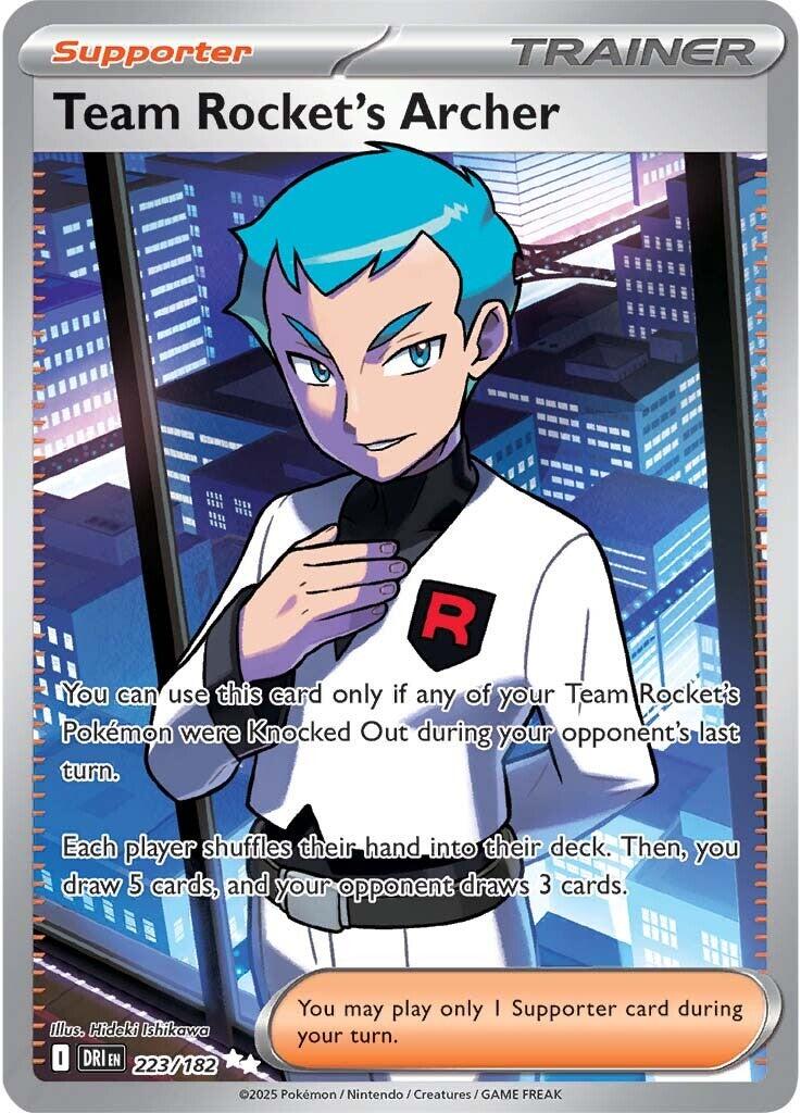 Team Rocket's Archer (223/182) [Scarlet & Violet: Destined Rivals] | Gear Gaming Fayetteville