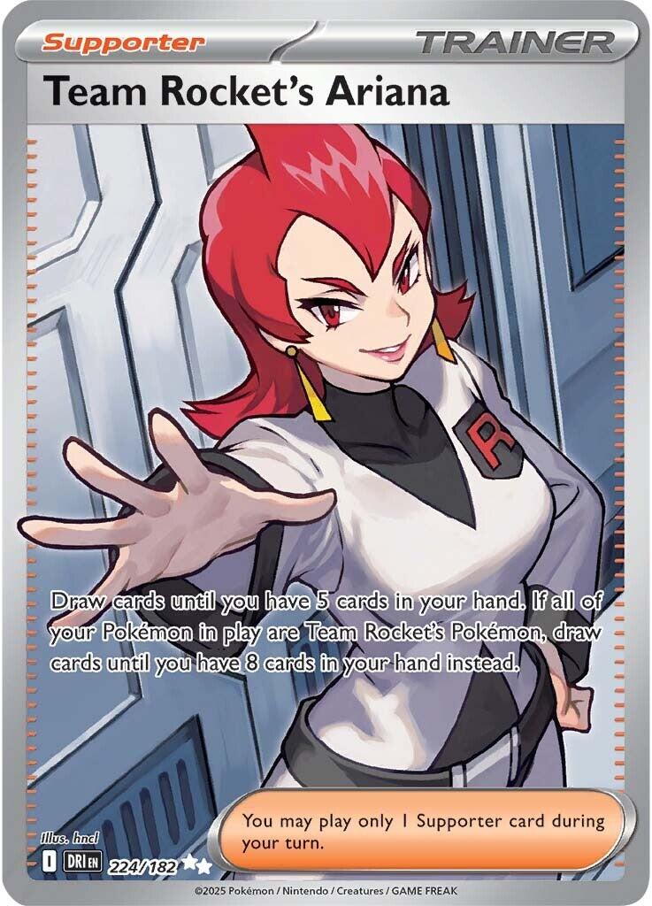 Team Rocket's Ariana (224/182) [Scarlet & Violet: Destined Rivals] | Gear Gaming Fayetteville
