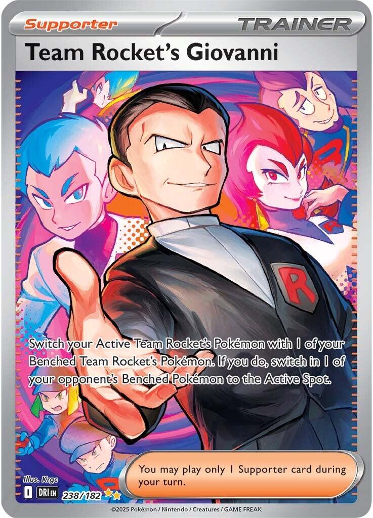 Team Rocket's Giovanni (238/182) [Scarlet & Violet: Destined Rivals] | Gear Gaming Fayetteville