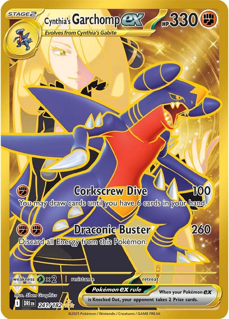 Cynthia's Garchomp ex (241/182) [Scarlet & Violet: Destined Rivals] | Gear Gaming Fayetteville