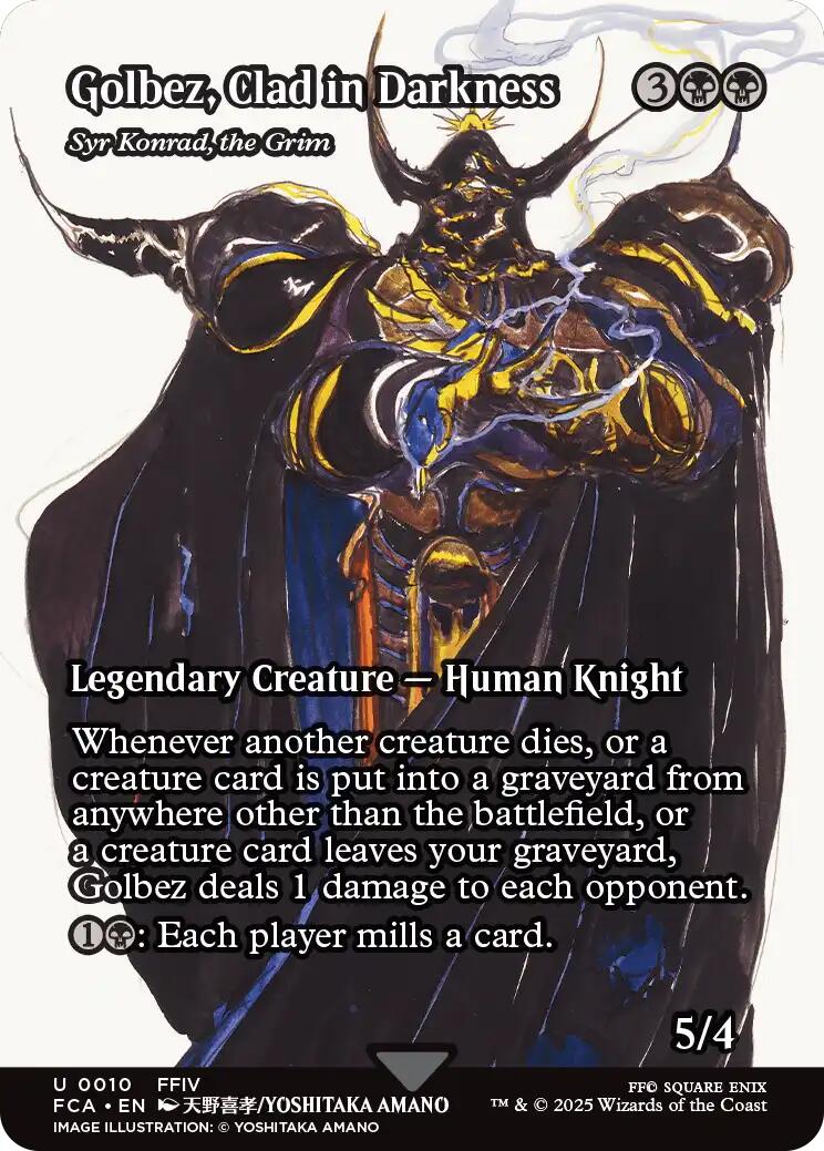 Golbez, Clad in Darkness - Syr Konrad, the Grim (Showcase) [FINAL FANTASY : Through the Ages] | Gear Gaming Fayetteville
