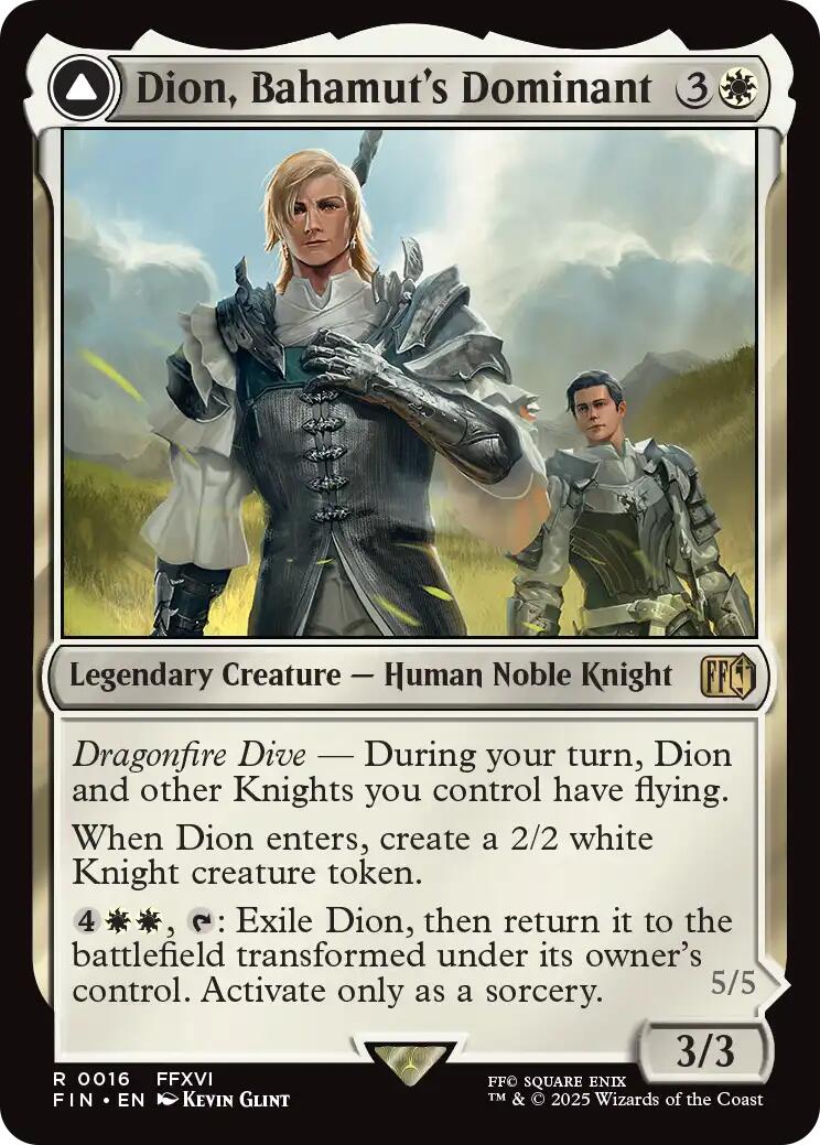 Dion, Bahamut's Dominant // Bahamut, Warden of Light [FINAL FANTASY] | Gear Gaming Fayetteville