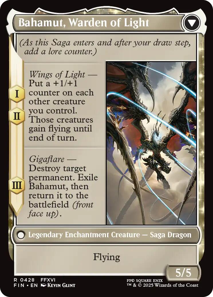 Dion, Bahamut's Dominant // Bahamut, Warden of Light (Extended Art) [FINAL FANTASY] | Gear Gaming Fayetteville