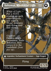Dion, Bahamut's Dominant // Bahamut, Warden of Light (Borderless) (Surge Foil) [FINAL FANTASY] | Gear Gaming Fayetteville