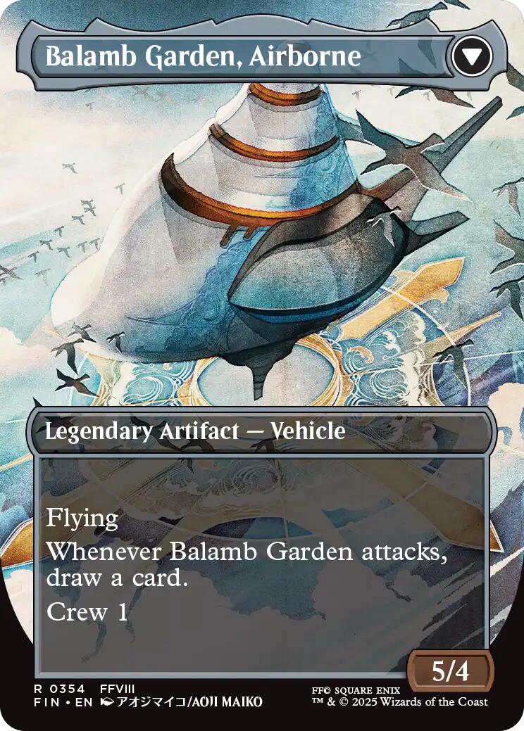 Balamb Garden, SeeD Academy // Balamb Garden, Airborne (Borderless) [FINAL FANTASY] | Gear Gaming Fayetteville