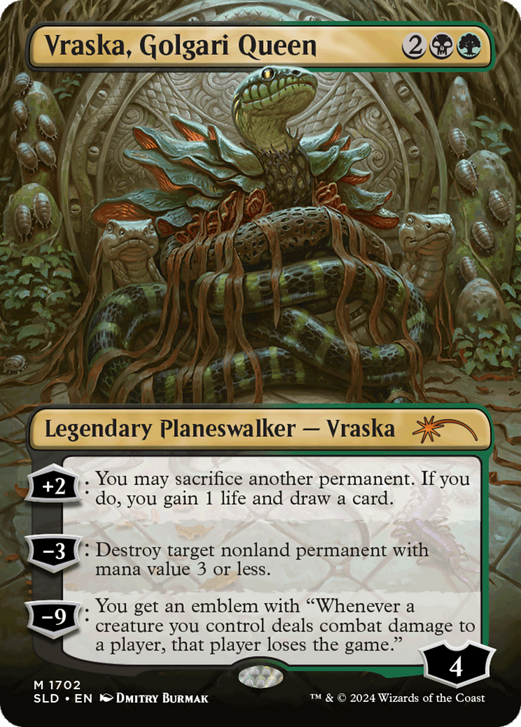 Vraska, Golgari Queen (1702) (Rainbow Foil) [Secret Lair Drop Series] | Gear Gaming Fayetteville