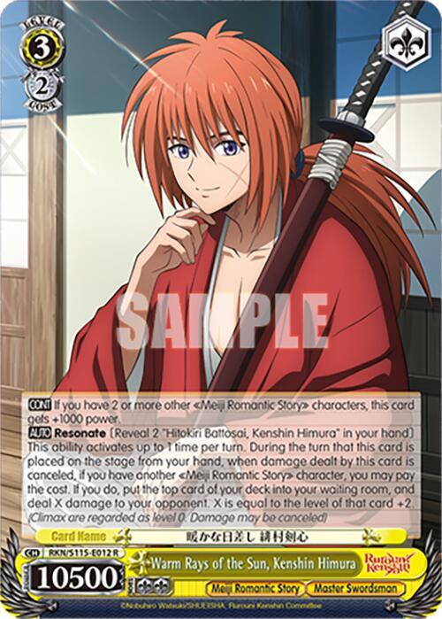 Warm Rays of the Sun, Kenshin Himura - [Rurouni Kenshin] | Gear Gaming Fayetteville