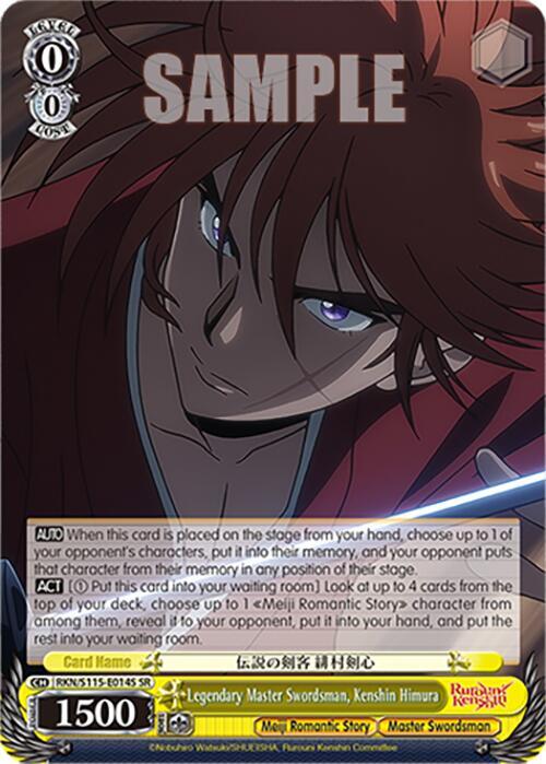 Legendary Master Swordsman, Kenshin Himura (SR) - [Rurouni Kenshin] | Gear Gaming Fayetteville