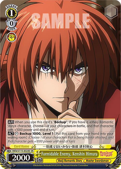 Formidable Enemy, Kenshin Himura (SR) - [Rurouni Kenshin] | Gear Gaming Fayetteville