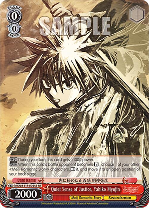 Quiet Sense of Justice, Yahiko Myojin (SR) - [Rurouni Kenshin] | Gear Gaming Fayetteville