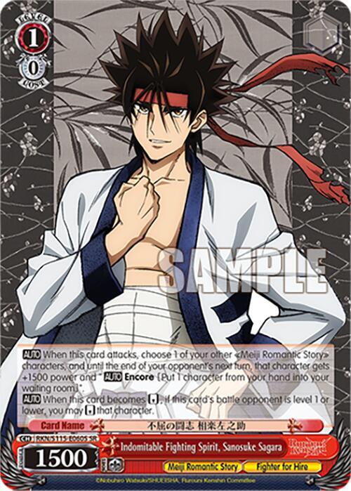 Indomitable Fighting Spirit, Sanosuke Sagara (SR) - [Rurouni Kenshin] | Gear Gaming Fayetteville
