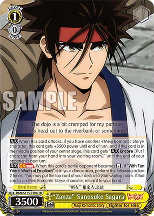 "Zanza" Sanosuke Sagara - [Rurouni Kenshin] | Gear Gaming Fayetteville