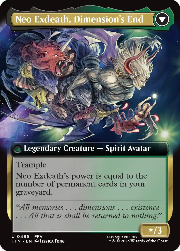 Exdeath, Void Warlock // Neo Exdeath, Dimension's End (Extended Art) [FINAL FANTASY] | Gear Gaming Fayetteville