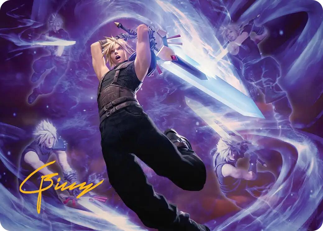 Cloud's Limit Break Art Card (Gold-Stamped Signature) [FINAL FANTASY Art Series] | Gear Gaming Fayetteville