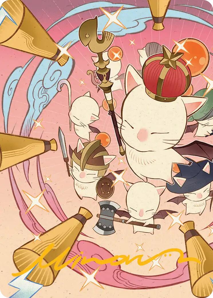 Summon: Good King Mog XII Art Card (Gold-Stamped Signature) [FINAL FANTASY Art Series] | Gear Gaming Fayetteville
