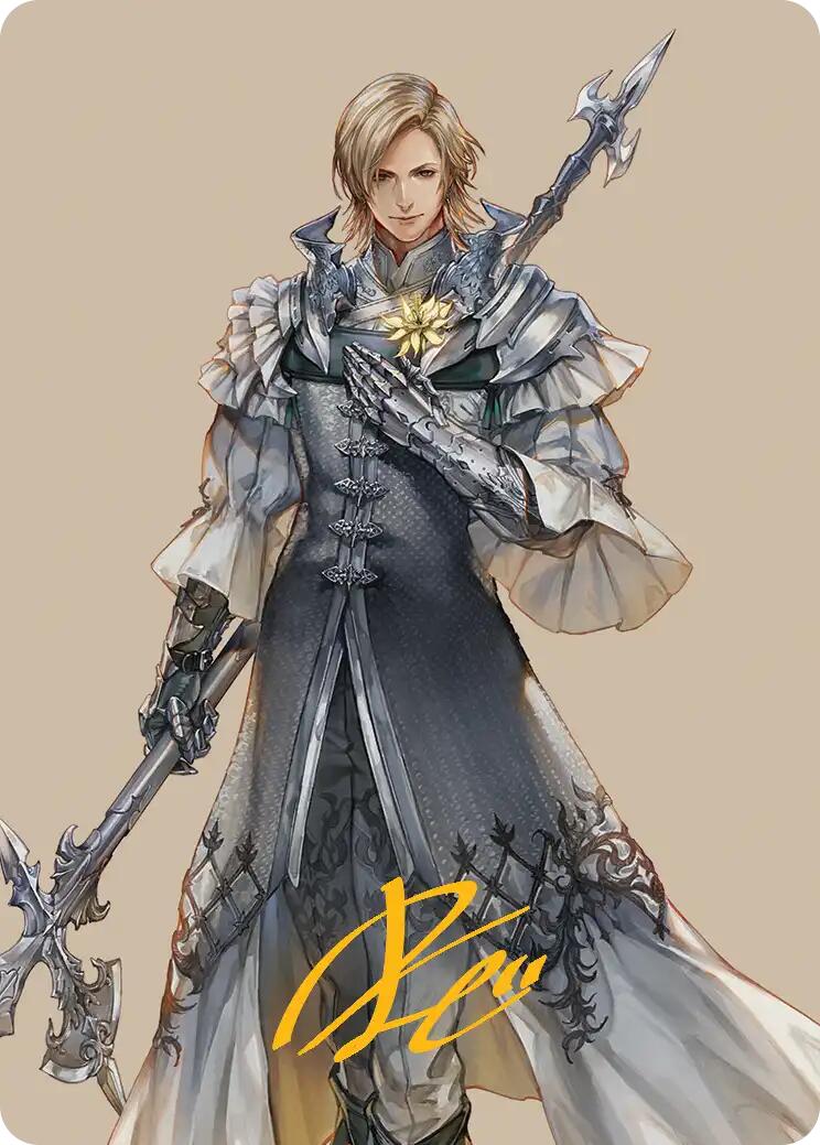 Dion, Bahamut's Dominant Art Card (Gold-Stamped Signature) [FINAL FANTASY Art Series] | Gear Gaming Fayetteville