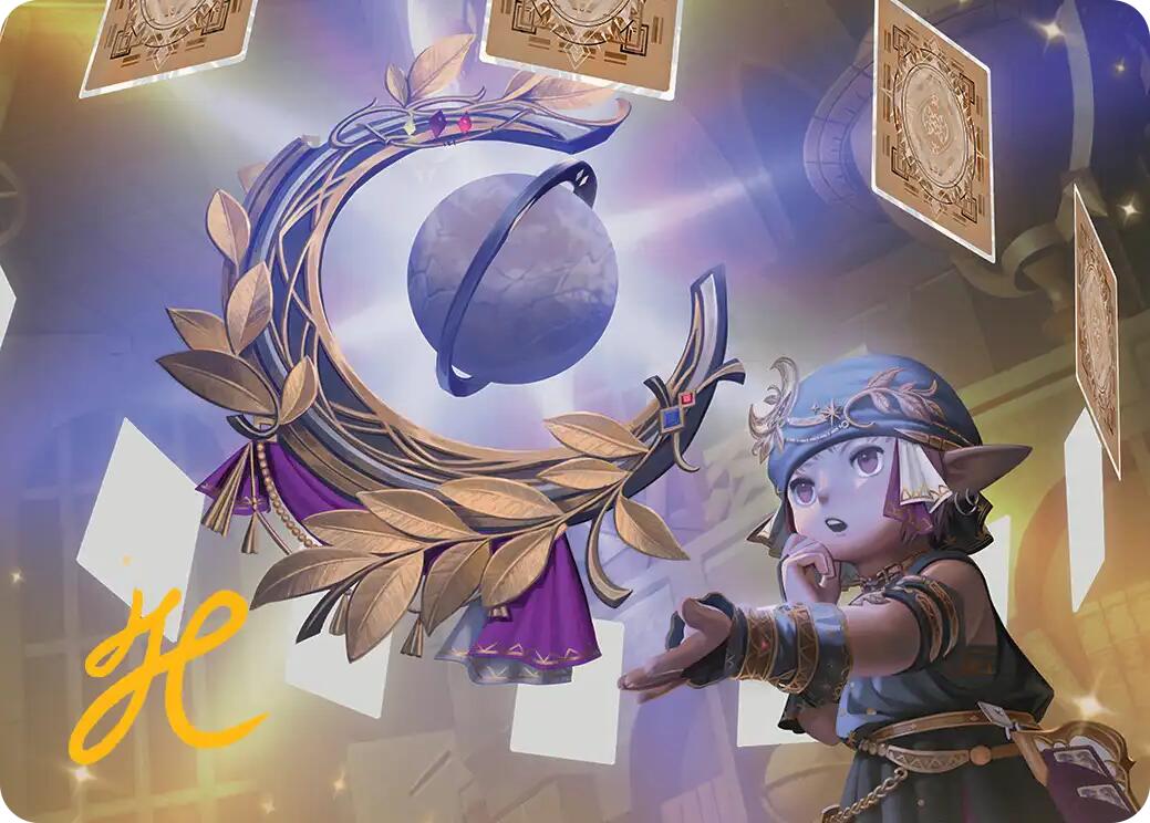 Astrologian's Planisphere Art Card (Gold-Stamped Signature) [FINAL FANTASY Art Series] | Gear Gaming Fayetteville