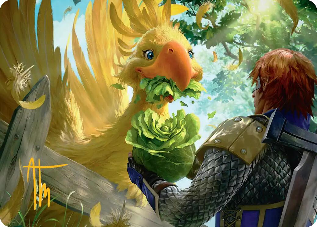 Gysahl Greens Art Card (Gold-Stamped Signature) [FINAL FANTASY Art Series] | Gear Gaming Fayetteville