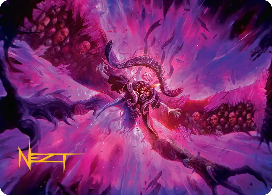 Hades, Sorcerer of Eld Art Card (Gold-Stamped Signature) [FINAL FANTASY Art Series] | Gear Gaming Fayetteville