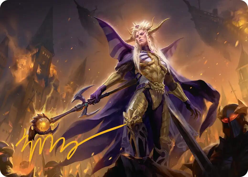 The Emperor of Palamecia Art Card (Gold-Stamped Signature) [FINAL FANTASY Art Series] | Gear Gaming Fayetteville