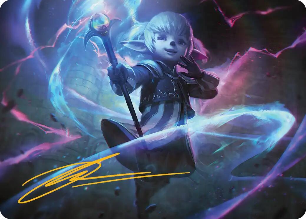 Shantotto, Tactician Magician Art Card (Gold-Stamped Signature) [FINAL FANTASY Art Series] | Gear Gaming Fayetteville