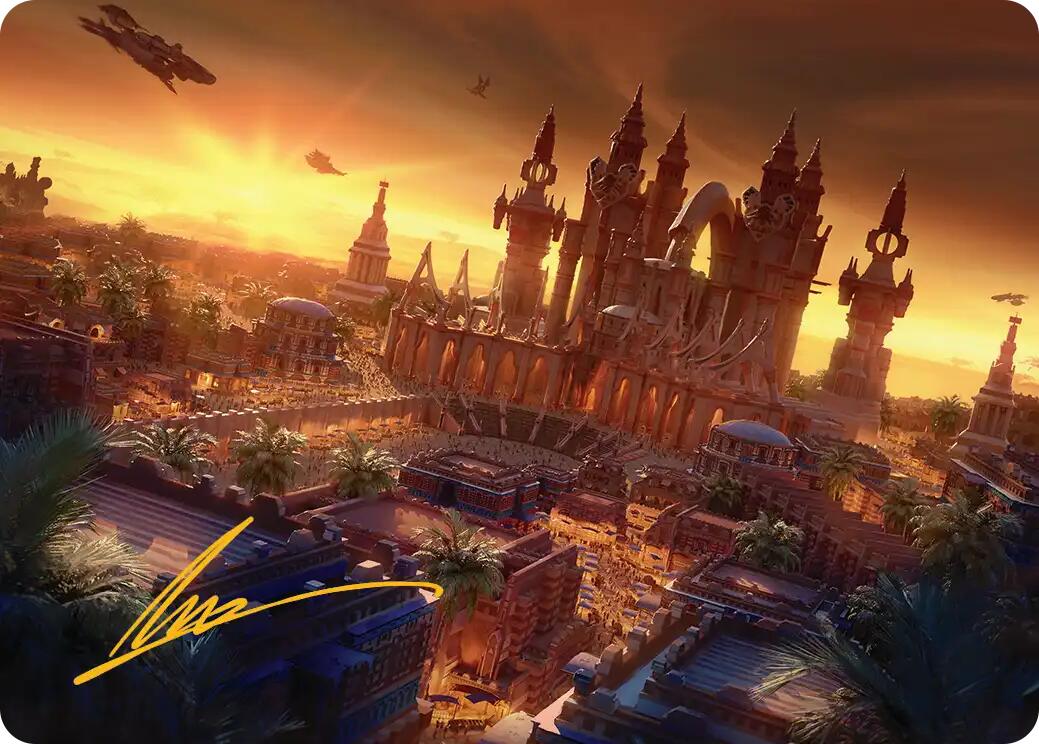 Rabanastre, Royal City Art Card (Gold-Stamped Signature) [FINAL FANTASY Art Series] | Gear Gaming Fayetteville