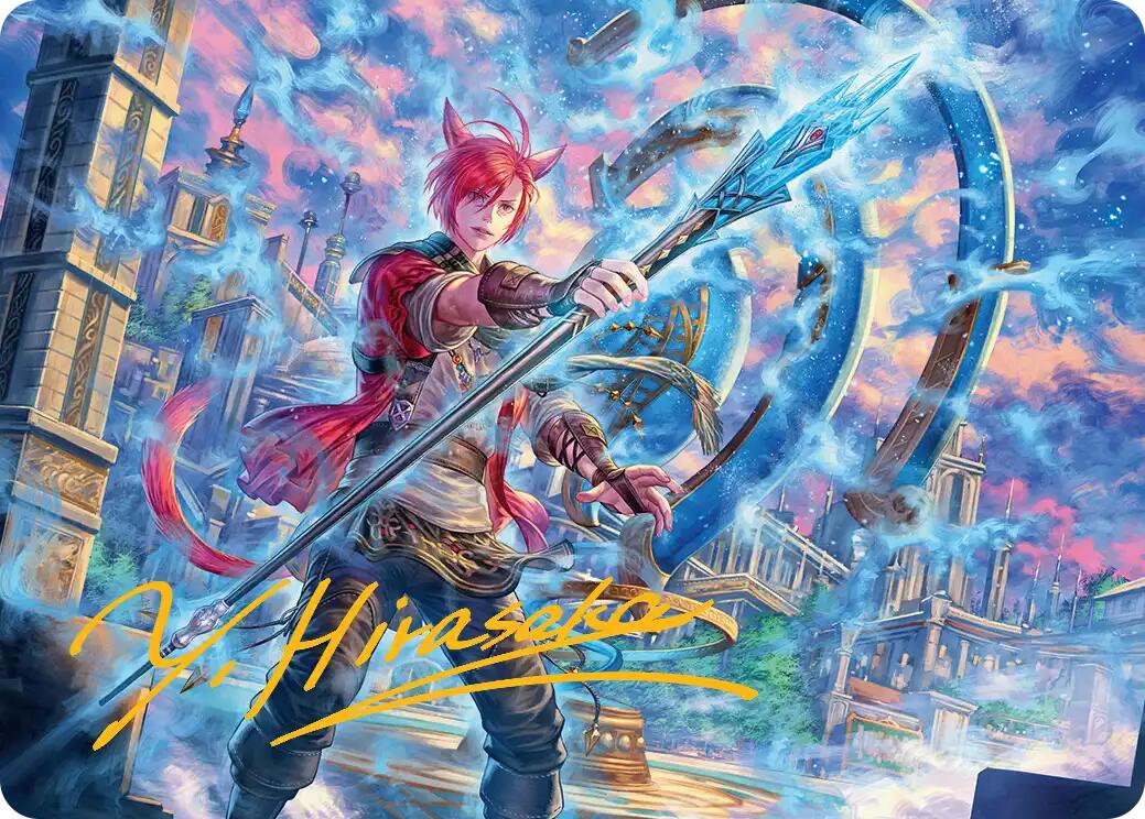 G'raha Tia, Scion Reborn Art Card (19) (Gold-Stamped Signature) [FINAL FANTASY Art Series] | Gear Gaming Fayetteville