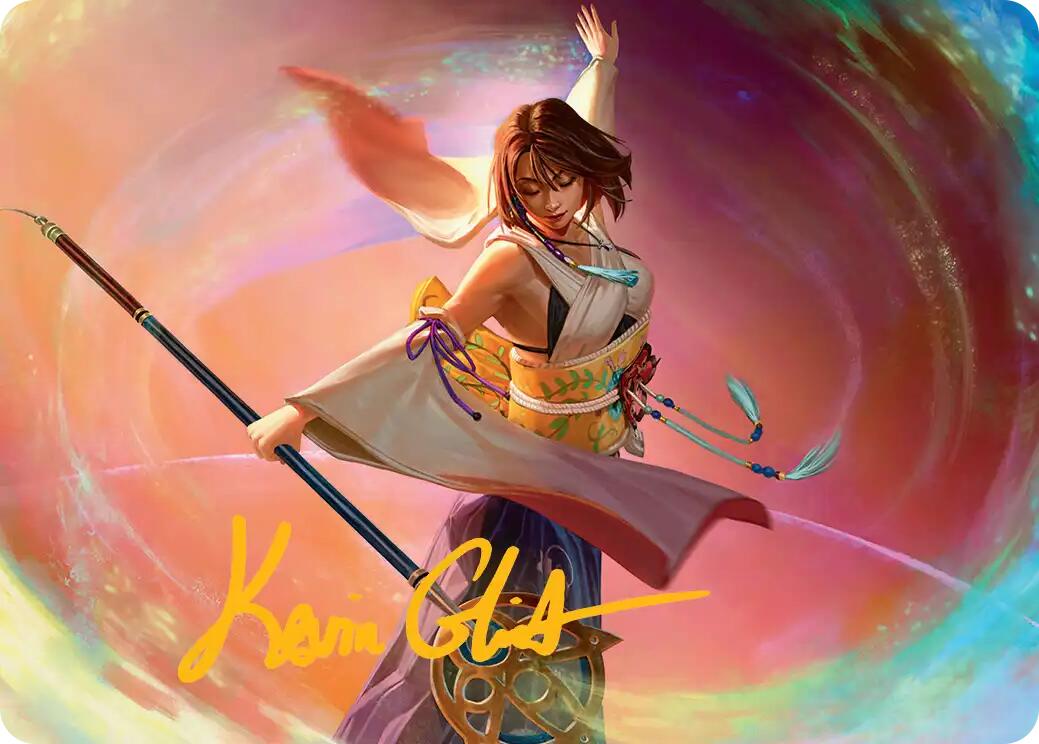 Yuna, Grand Summoner Art Card (Gold-Stamped Signature) [FINAL FANTASY Art Series] | Gear Gaming Fayetteville