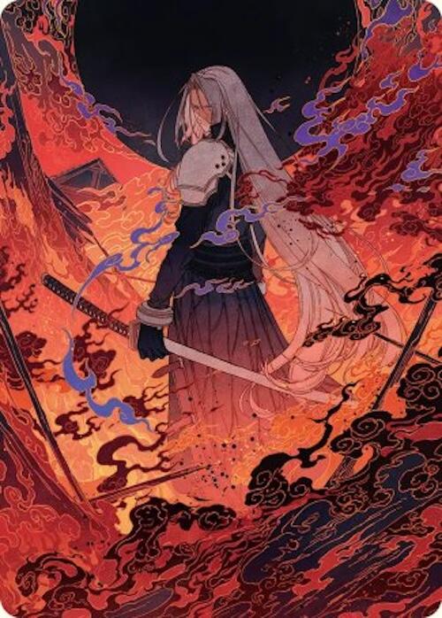 Nibelheim Aflame Art Card [FINAL FANTASY Art Series] | Gear Gaming Fayetteville
