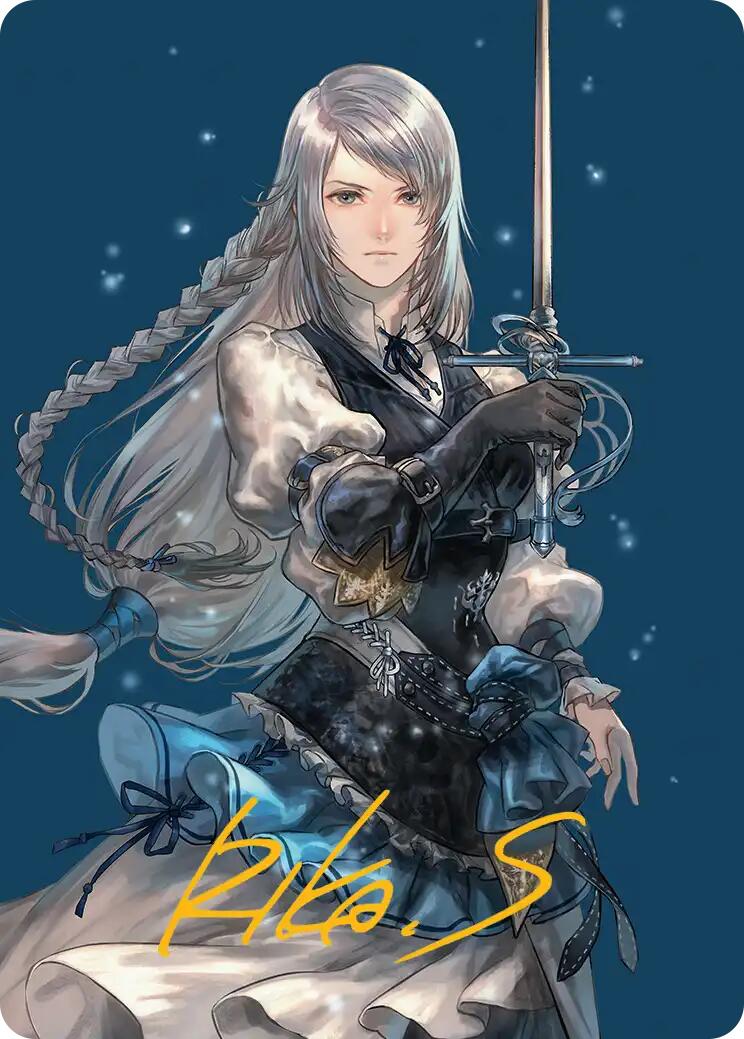 Jill, Shiva's Dominant Art Card (Gold-Stamped Signature) [FINAL FANTASY Art Series] | Gear Gaming Fayetteville