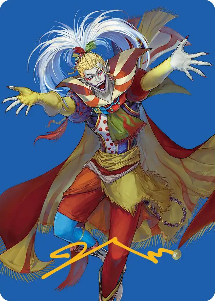 Kefka, Court Mage Art Card (Gold-Stamped Signature) [FINAL FANTASY Art Series] | Gear Gaming Fayetteville