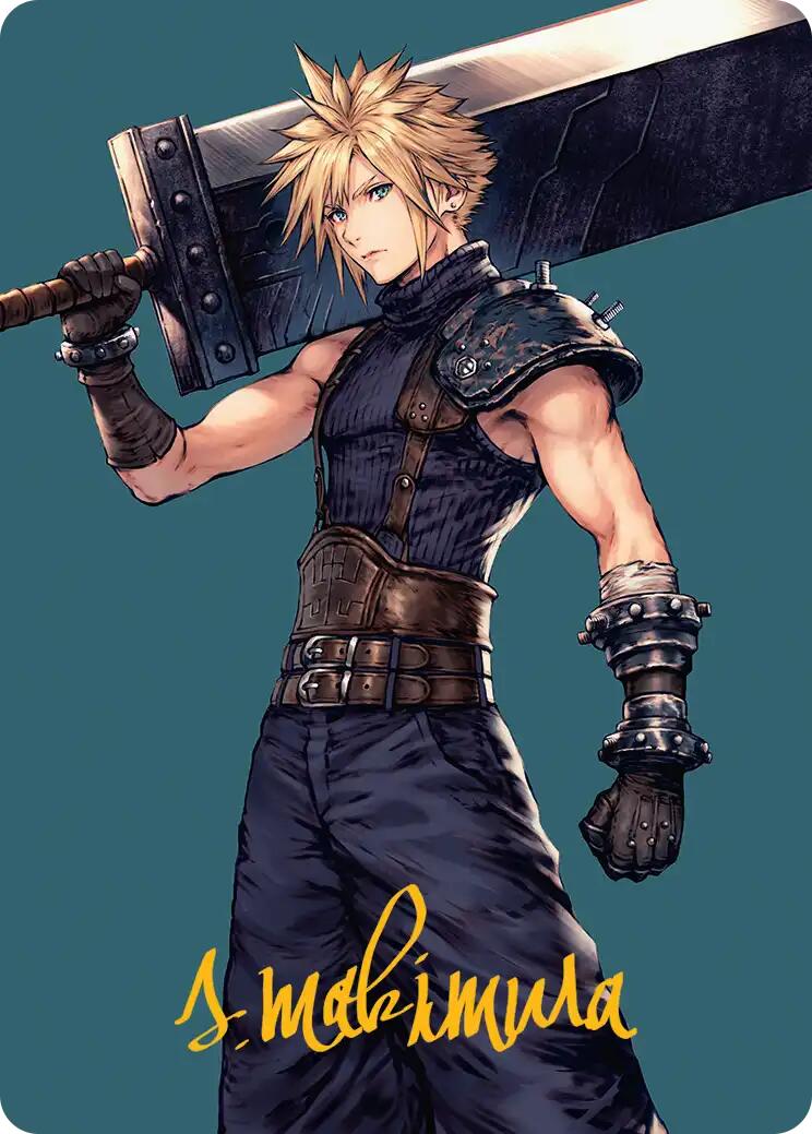 Cloud, Ex-SOLDIER Art Card (Gold-Stamped Signature) [FINAL FANTASY Art Series] | Gear Gaming Fayetteville