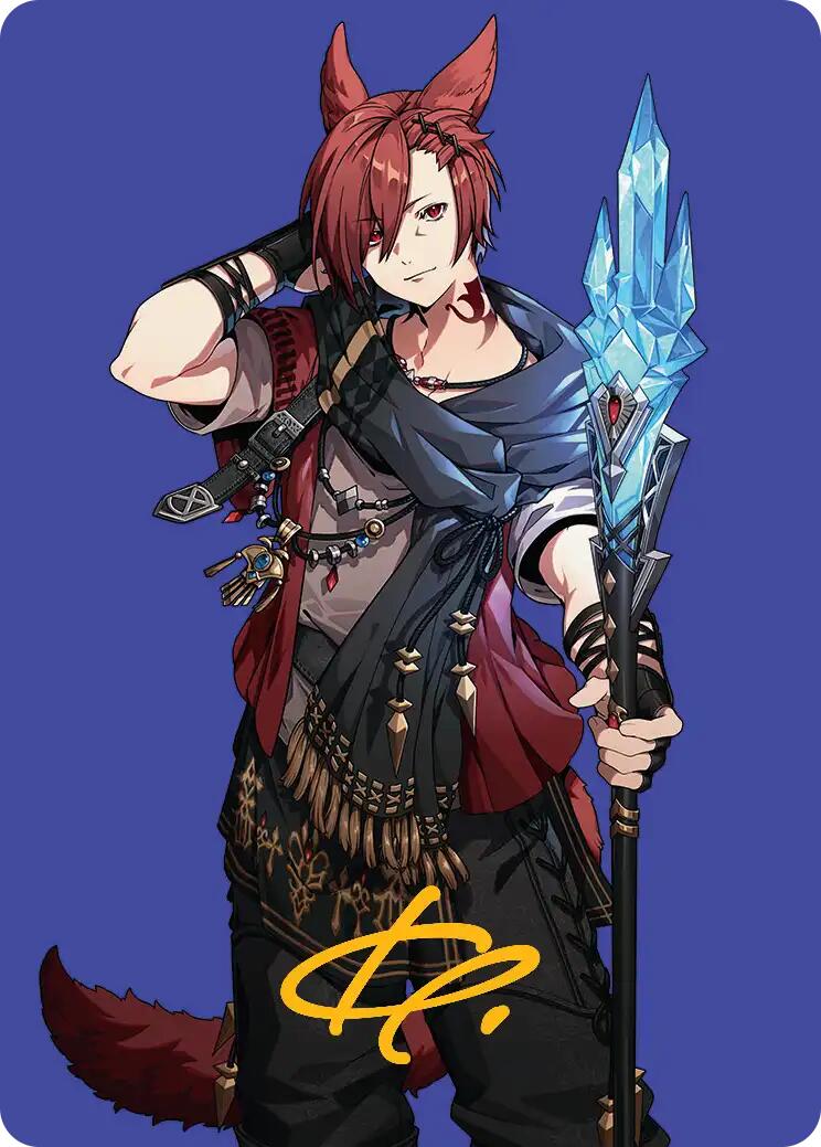 G'raha Tia, Scion Reborn Art Card (51) (Gold-Stamped Signature) [FINAL FANTASY Art Series] | Gear Gaming Fayetteville